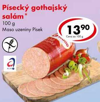 Písecký gothajský salám, 100 g  