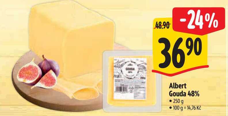  Albert Gouda 48%  250g  