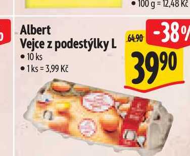 Albert Vejce z podestýlky L 10 ks