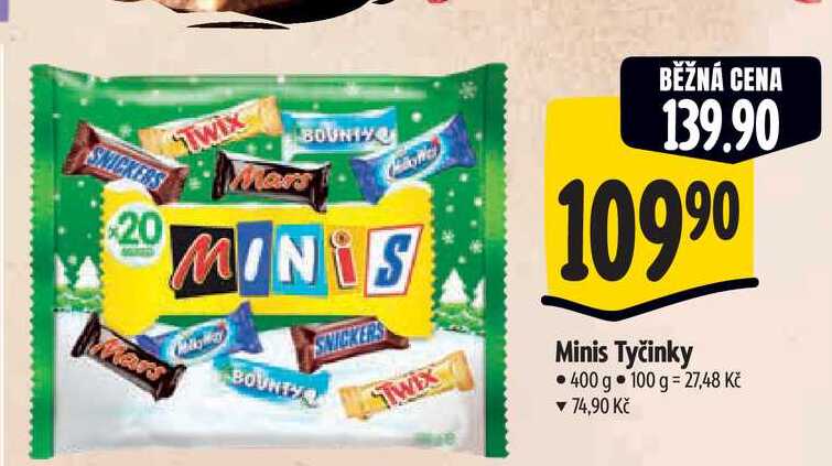 Minis Tyčinky 400 g