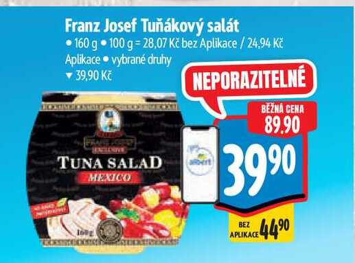 Franz Josef Tuňákový salát 160 g