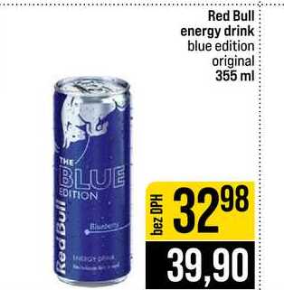 Red Bull energy drink blue edition original 355 ml