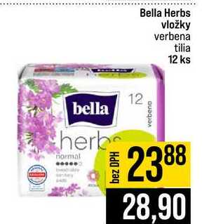 Bella Herbs vložky verbena tilia 12 ks