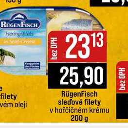 RügenFisch sledové filety v hořčičném krému 200 g