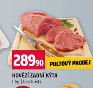 HOVĚZÍ ZADNÍ KÝTA 1 kg bez kosti