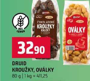 DRUID KROUŽKY, OVÁLKY 80 g