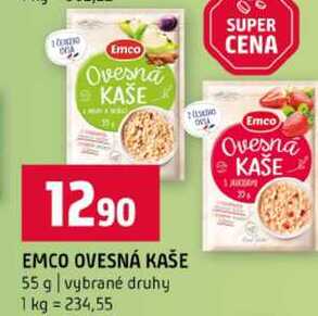 EMCO OVESNÁ KAŠE 55 g vybrané druhy 