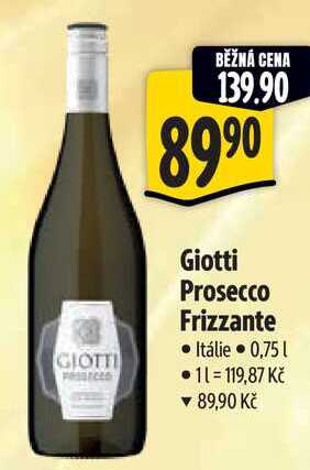 Giotti Prosecco Frizzante, 0,75 l