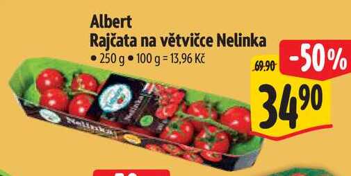 Albert Rajčata na větvičce Nelinka, 250 g