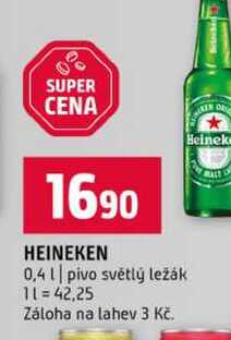 HEINEKEN 0,4l pivo světlý ležák