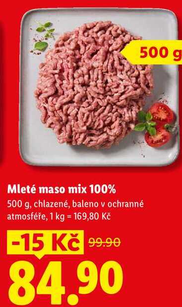 Mleté maso mix 100%, 500 g