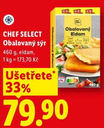 CHEF SELECT Obalovaný sýr, 460 g