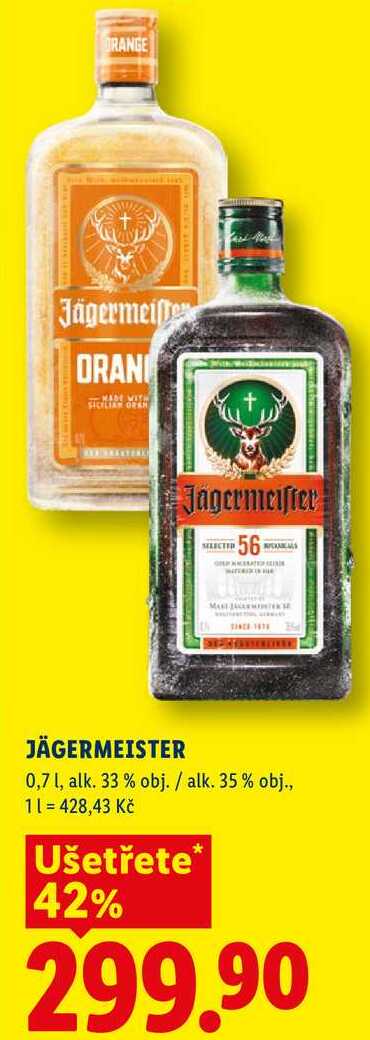 JÄGERMEISTER, 0,7 l