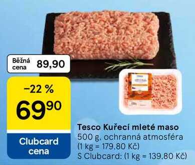 Tesco Kuřecí mleté maso, 500 g 