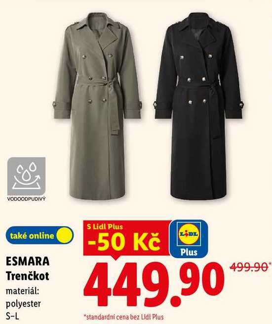 ESMARA Trenčkot materiál