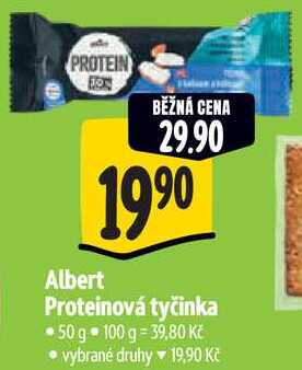 Albert Proteinová tyčinka, 50 g