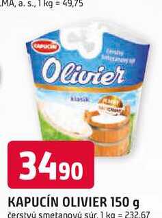 KAPUCÍN OLIVIER 150 g