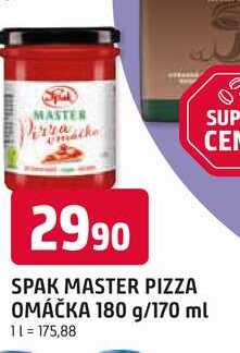 SPAK MASTER PIZZA OMÁČKA 180 g/170 ml 
