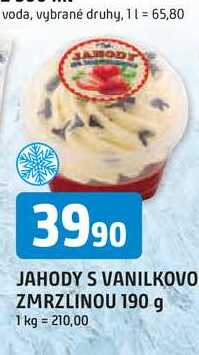 JAHODY S VANILKOVO ZMRZLINOU 190 g