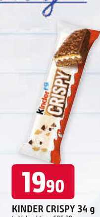 KINDER CRISPY 34 g
