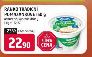 RANKO TRADIČNÍ POMAZÁNKOVÉ 150 g ochucené