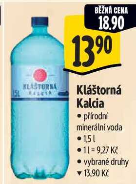 Kláštorná Kalcia, 1,5 l