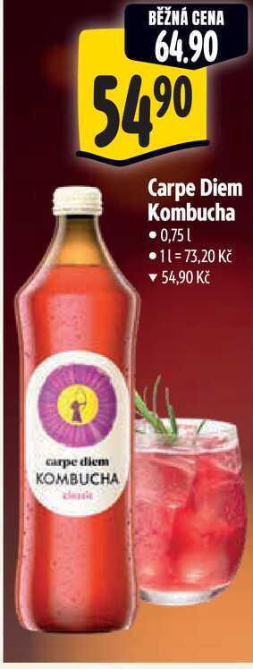 Carpe Diem Kombucha, 0,75 l