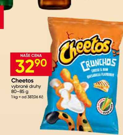 Cheetos vybrané druhy 80-85 g
