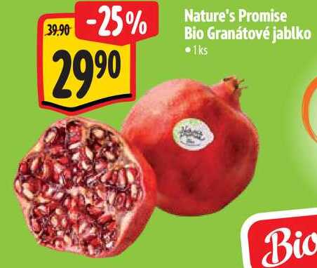 Nature's Promise Bio Granátové jablko, 1ks