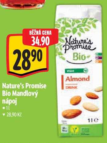 Nature's Promise Bio Mandlový nápoj, 1 l