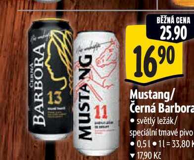 Mustang/ Černá Barbora 0,5 l