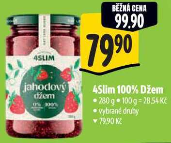 4Slim 100% Džem, 280 g
