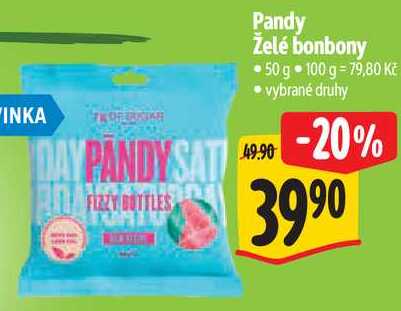 Pandy Želé bonbony, 50 g