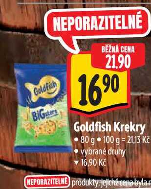   Goldfish Krekry 80 g 