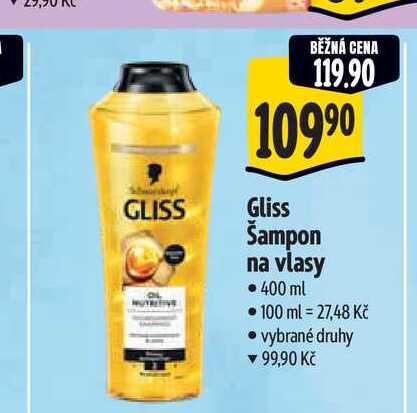Gliss Šampon na vlasy 400 ml