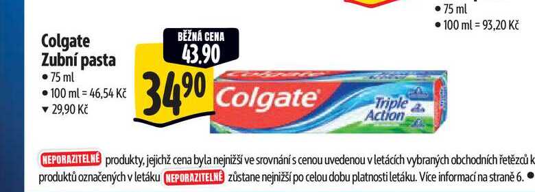 Colgate Zubní pasta 75 ml