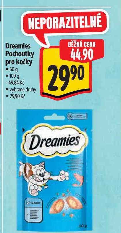 Dreamies Pochoutky pro kočky 60 g