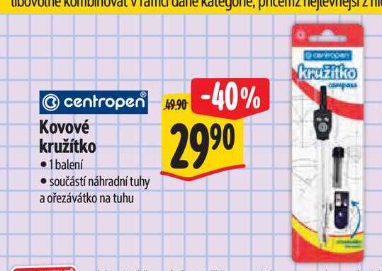 Kovové kružítko 1 balení