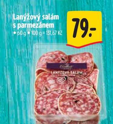 Lanýžový salám s parmezánem 60 g