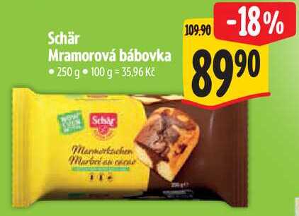 Schär Mramorová bábovka, 250 g