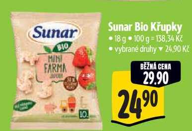 Sunar Bio Křupky, 18 g