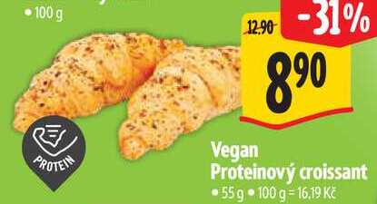 Vegan Proteinový croissant, 55 g 