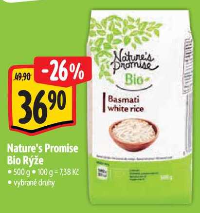 Nature's Promise Bio Rýže, 500 g
