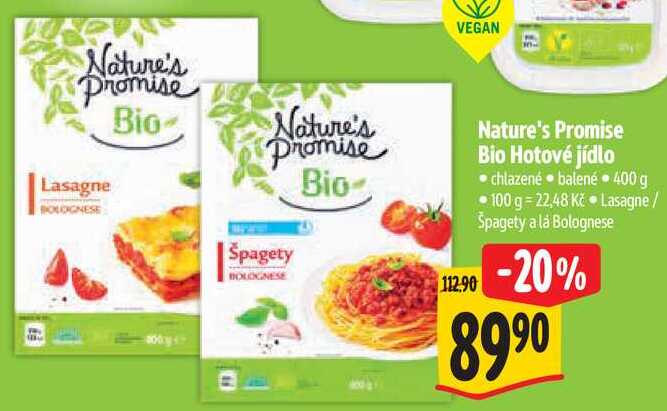 Nature's Promise Bio Hotové jídlo, 400 g