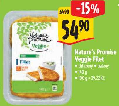 Nature's Promise Veggie Filet, 140 g