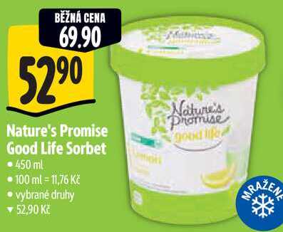 Nature's Promise Good Life Sorbet, 450 ml