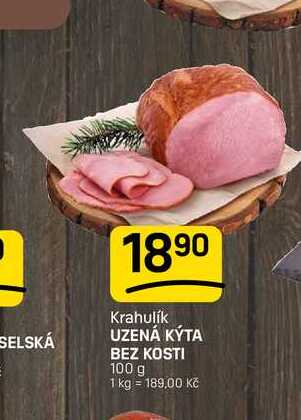 UZENÁ KÝTA BEZ KOSTI 100 g