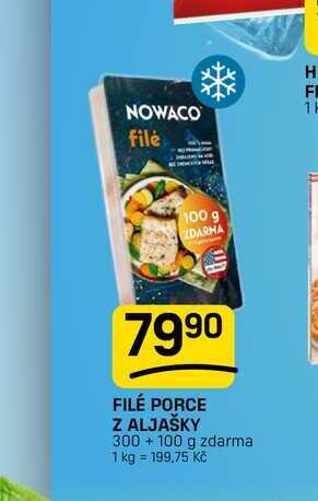 FILÉ PORCE Z ALJAŠKY 300+100 g