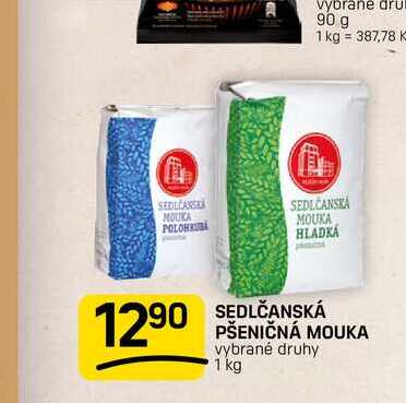 SEDLČANSKÁ PŠENIČNÁ MOUKA vybrané druhy 1 kg