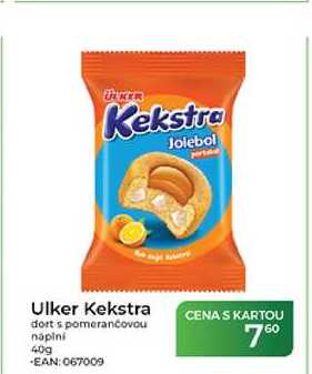 Ulker Kekstra dort s pomerančovou náplní 40g